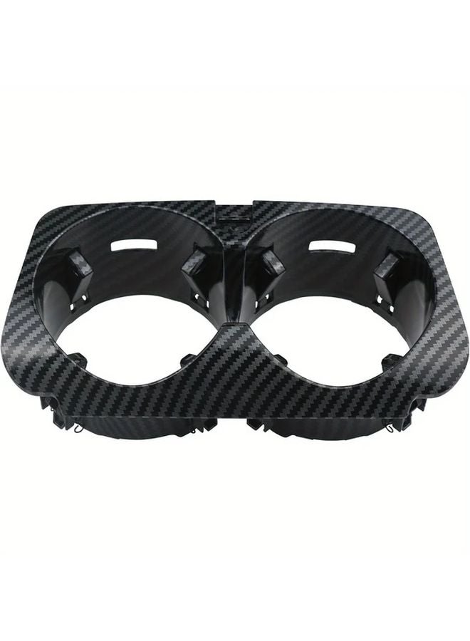 Carbon Fiber Center Console Cup Holder Insert for Mercedes Benz W205 W213 W253 W257 W447 C E GLC Class - Image 2